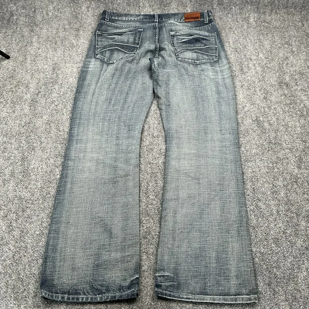 Express Jeans Bootcut Distressed Y2K Denim Size 36x34
